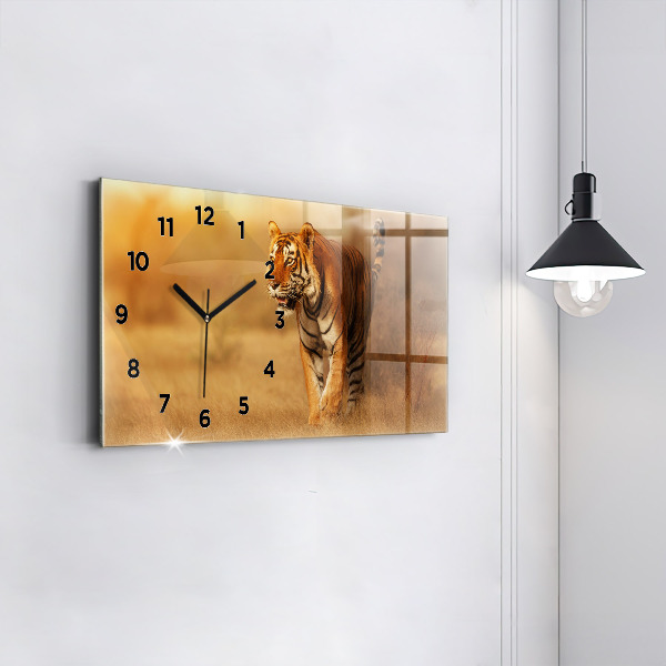Orologio rettangolare Caccia alla tigre
