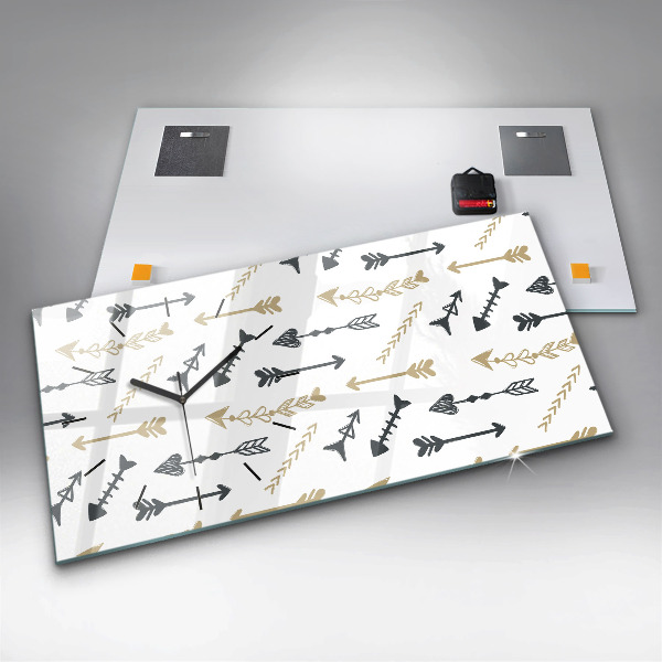 Orologio rettangolare Motivo geometrico hipster