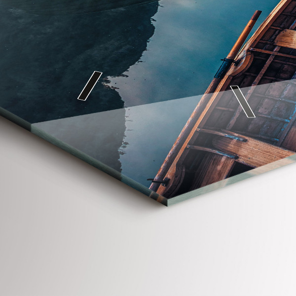 Orologio rettangolare Molo e lago