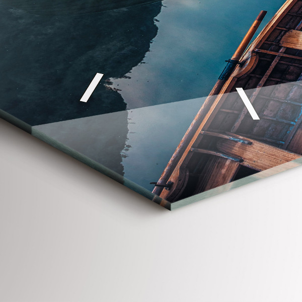 Orologio rettangolare Molo e lago