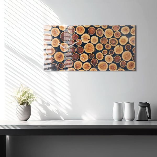 Orologio rettangolare Legna