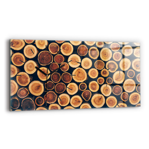 Orologio rettangolare Legna