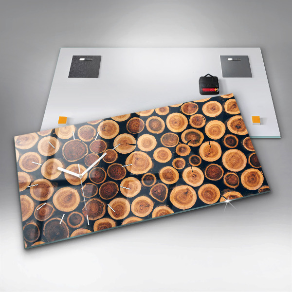 Orologio rettangolare Legna