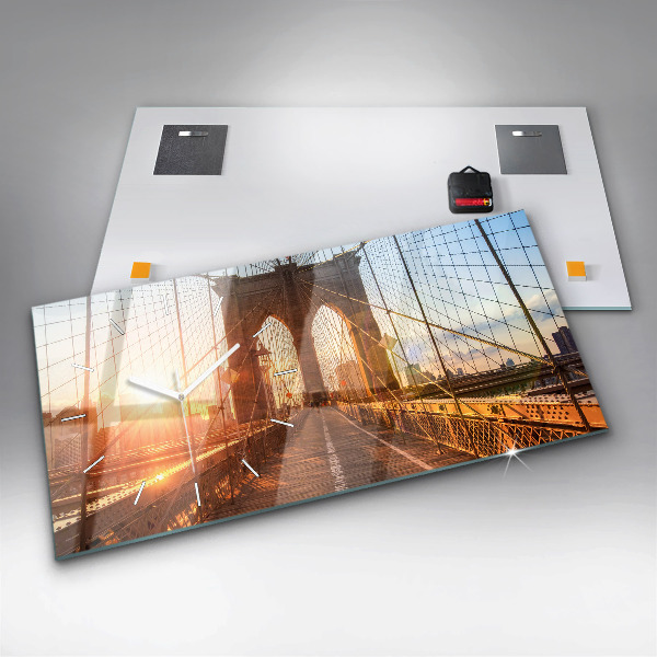 Orologio rettangolare Ponte di Brooklyn New York