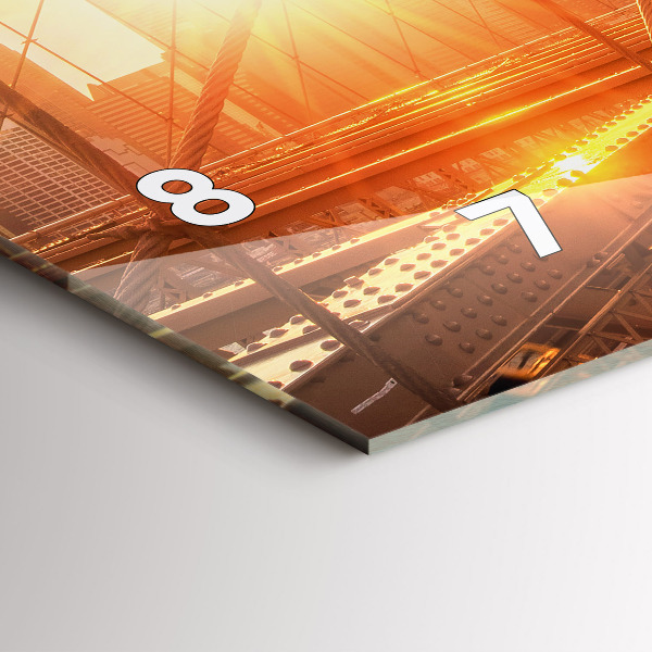 Orologio rettangolare Ponte di Brooklyn New York