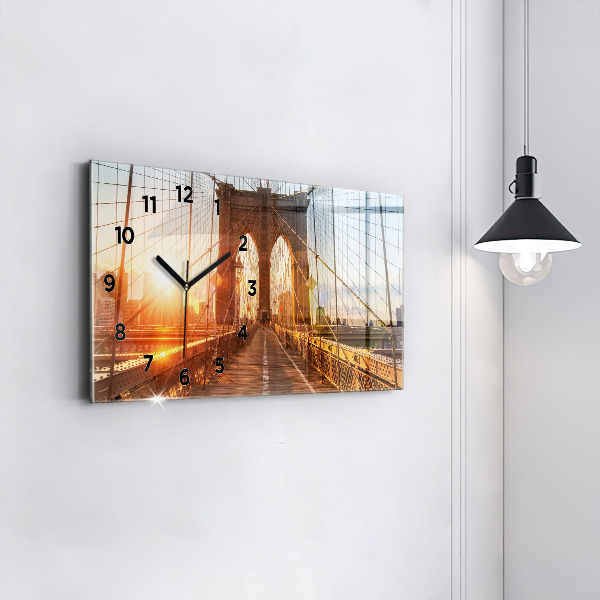 Orologio rettangolare Ponte di Brooklyn New York