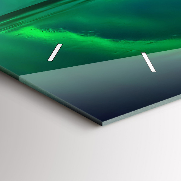 Orologio rettangolare aurora boreale