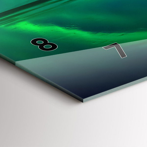 Orologio rettangolare aurora boreale