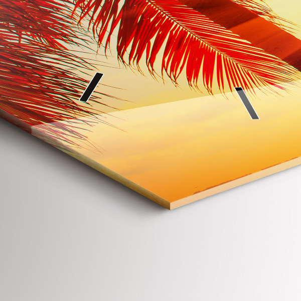 Orologio rettangolare Vacanze Relax Estate