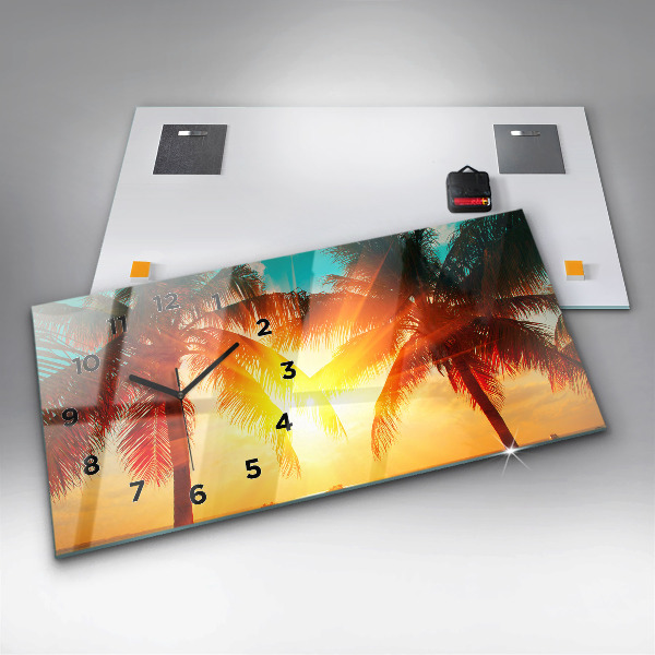 Orologio rettangolare Vacanze Relax Estate