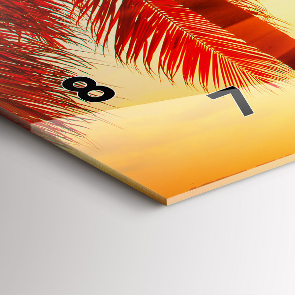 Orologio rettangolare Vacanze Relax Estate