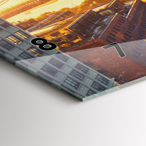 Orologio rettangolare New York Manhattan