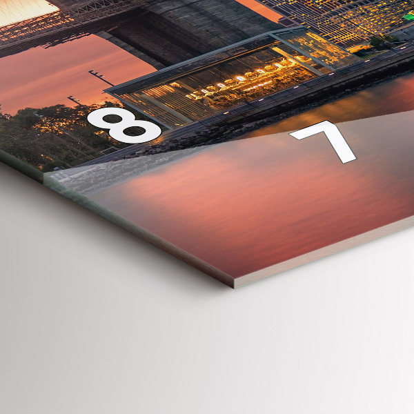 Orologio rettangolare Fiume orientale di New York