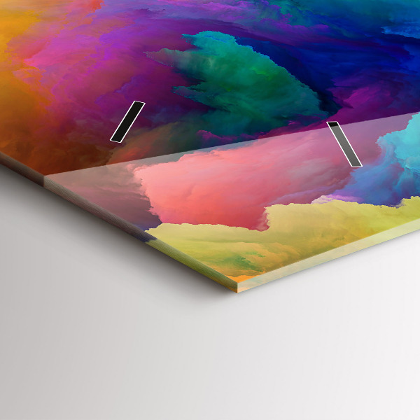 Orologio rettangolare Texture frattale