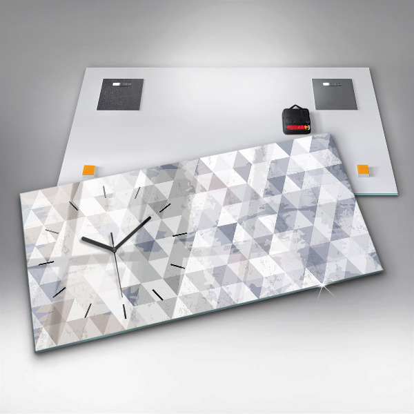 Orologio rettangolare Motivo geometrico