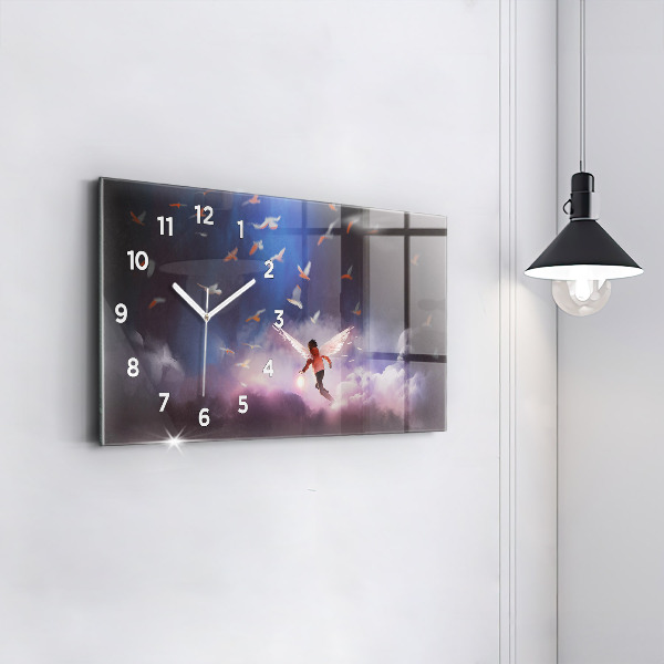 Orologio rettangolare Ragazzo con le ali