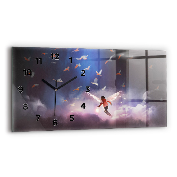 Orologio rettangolare Ragazzo con le ali