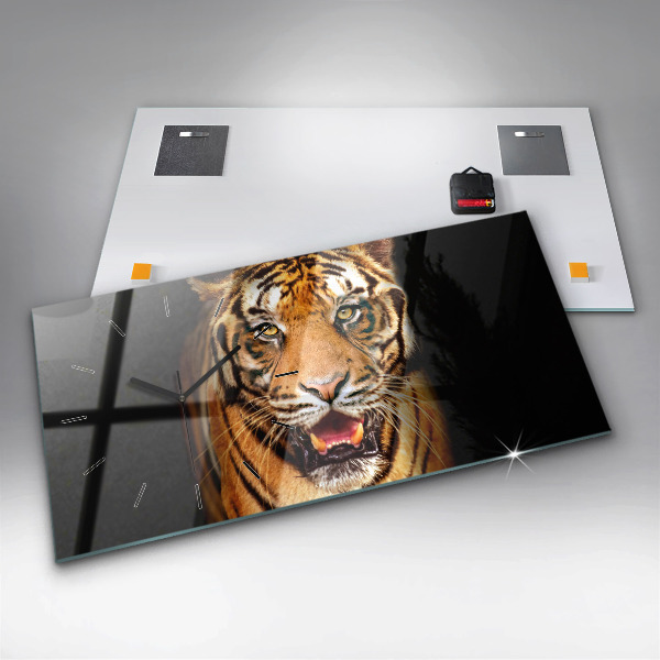 Orologio rettangolare Tigre - sguardo selvaggio
