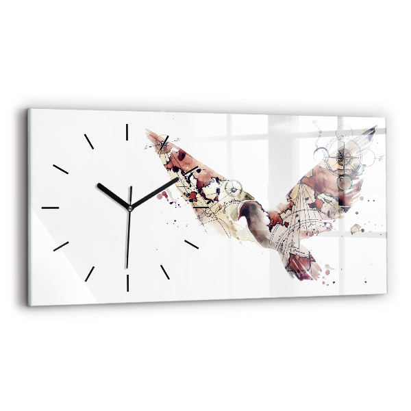 Orologio rettangolare Vista astratta