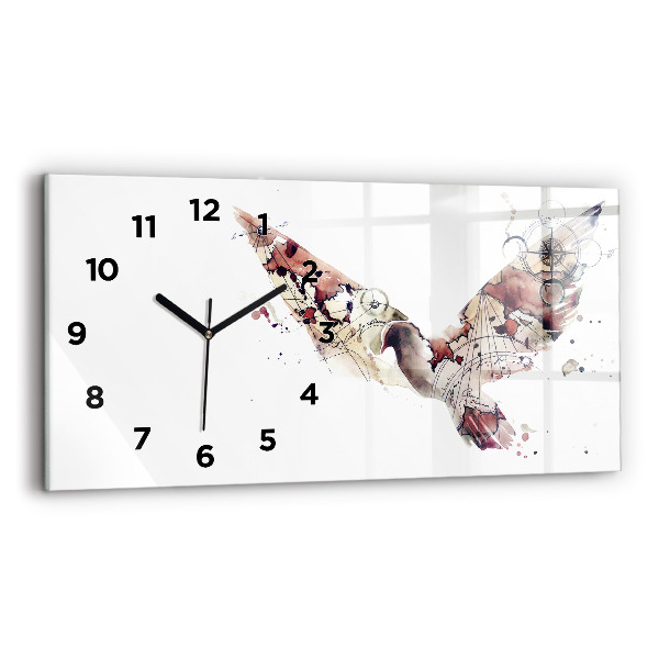 Orologio rettangolare Vista astratta
