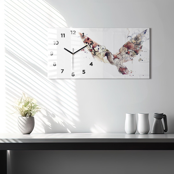 Orologio rettangolare Vista astratta