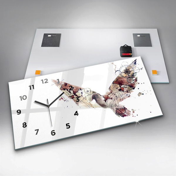 Orologio rettangolare Vista astratta