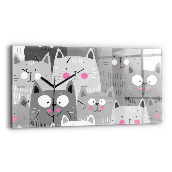 Orologi orizzontali Modello con gatti