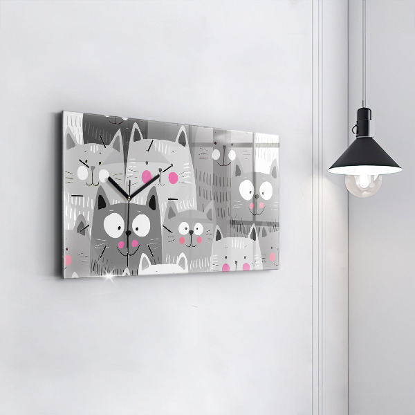 Orologi orizzontali Modello con gatti