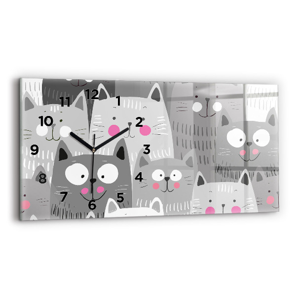 Orologi orizzontali Modello con gatti