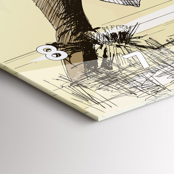 Orologio rettangolare Donna che raccoglie il riso