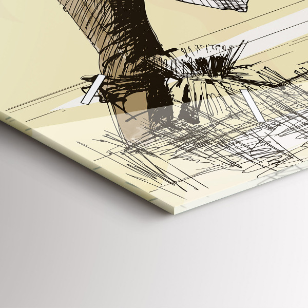 Orologio rettangolare Donna che raccoglie il riso