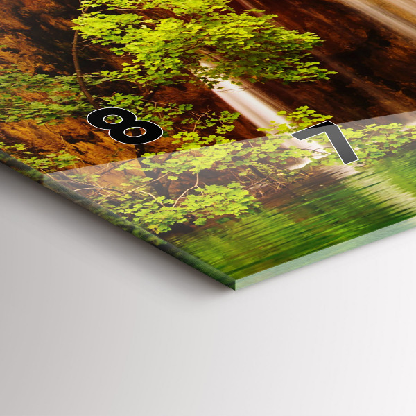 Orologi orizzontali Vista della cascata