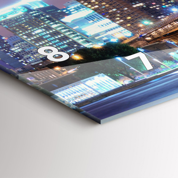 Orologio rettangolare Ponte di Brooklyn e East River