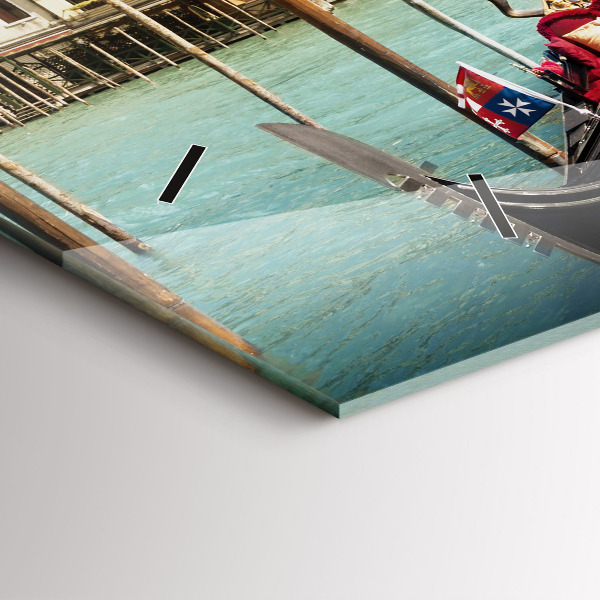 Orologio rettangolare Gondole Venezia Italia