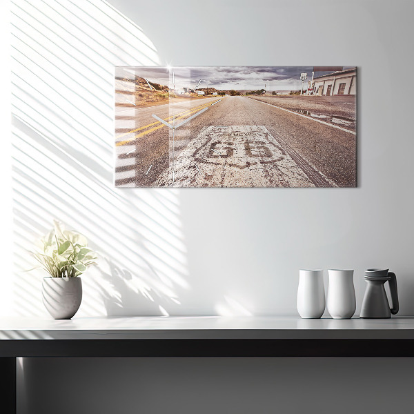 Orologio rettangolare Strada 66 USA