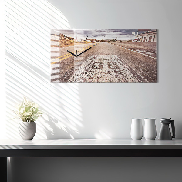 Orologio rettangolare Strada 66 USA