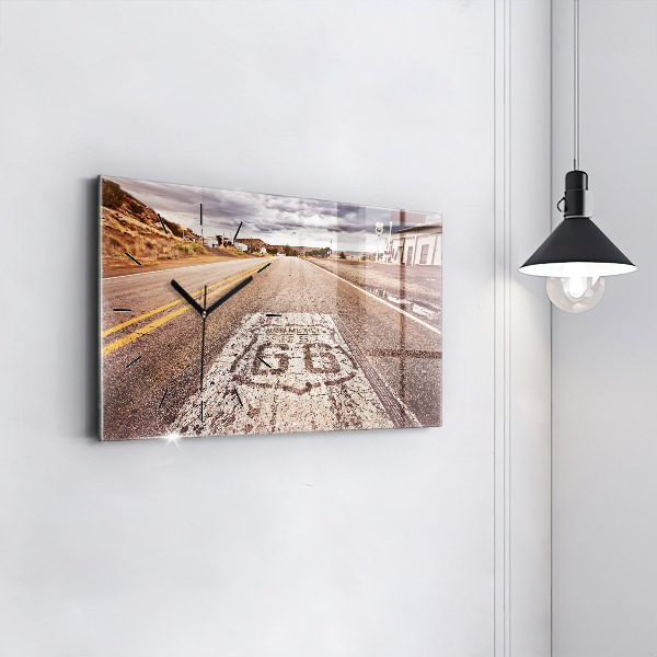 Orologio rettangolare Strada 66 USA