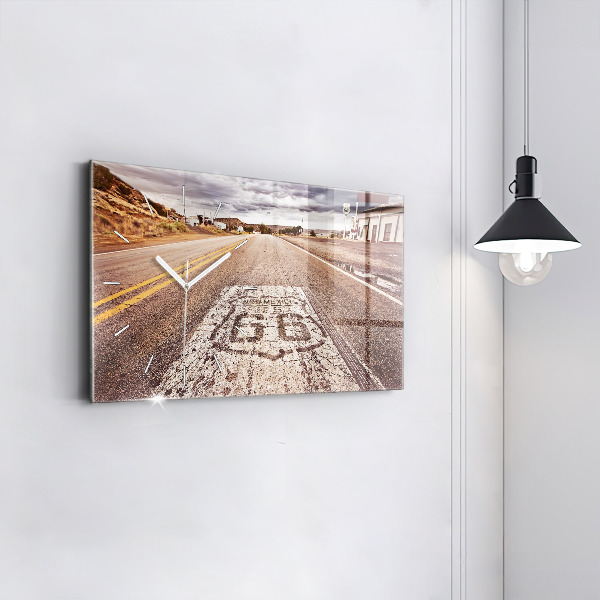 Orologio rettangolare Strada 66 USA