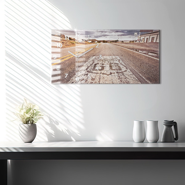 Orologio rettangolare Strada 66 USA