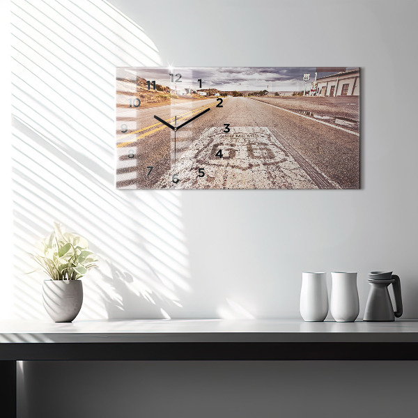 Orologio rettangolare Strada 66 USA