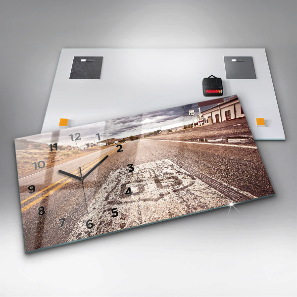 Orologio rettangolare Strada 66 USA