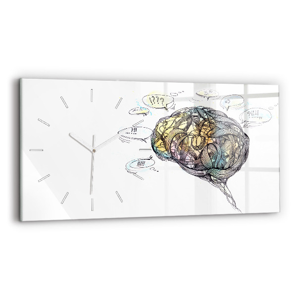 Orologio rettangolare Rappresentazione artistica del cervello