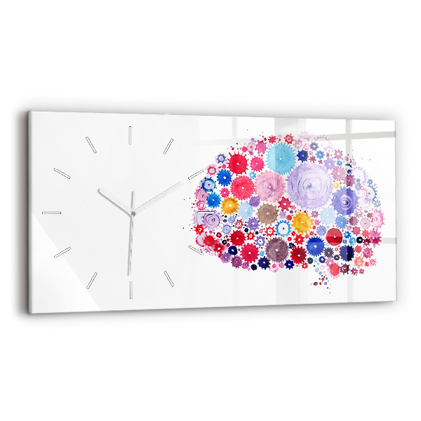 Orologio rettangolare Illustrazione astratta colorata