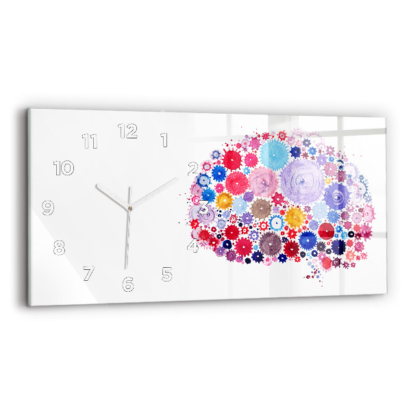 Orologio rettangolare Illustrazione astratta colorata