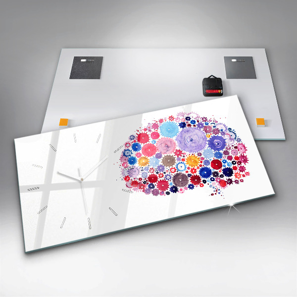 Orologio rettangolare Illustrazione astratta colorata