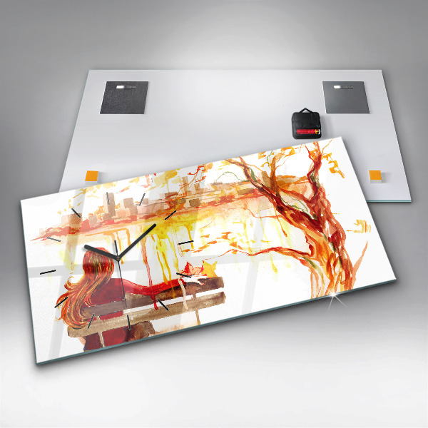 Orologio rettangolare Paesaggio autunnale