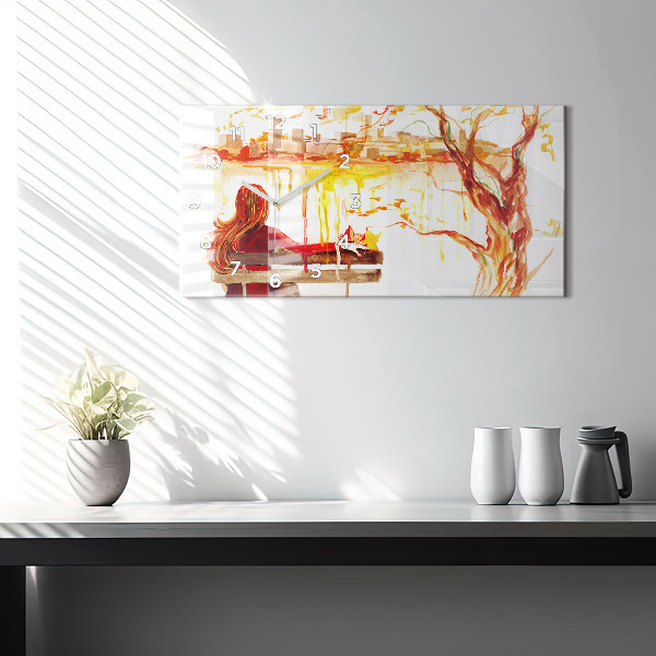 Orologio rettangolare Paesaggio autunnale