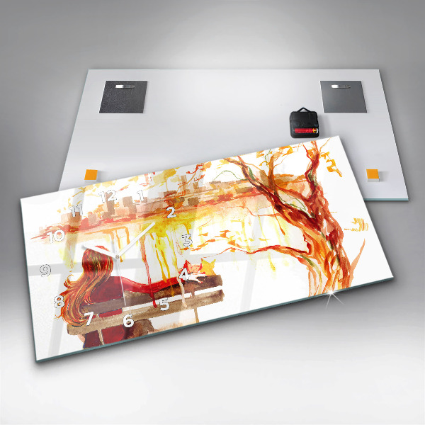 Orologio rettangolare Paesaggio autunnale