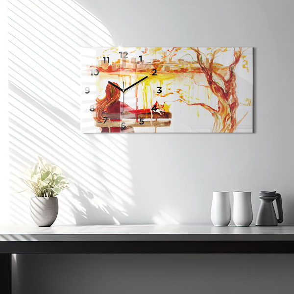 Orologio rettangolare Paesaggio autunnale