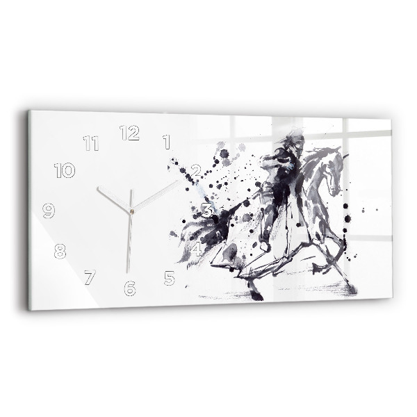 Orologio rettangolare Cavaliere a cavallo